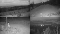 Sdružený snímek okolí chaty Myslivna