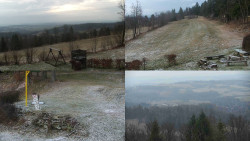 Sdružený snímek okolí chaty Myslivna