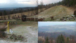 Sdružený snímek okolí chaty Myslivna