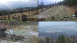 Sdružený snímek okolí chaty Myslivna