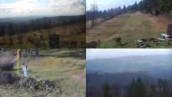 Sdružený snímek okolí chaty Myslivna