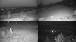 Sdružený snímek okolí chaty Myslivna