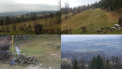 Sdružený snímek okolí chaty Myslivna