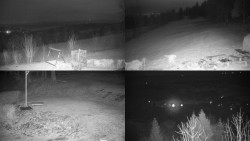 Sdružený snímek okolí chaty Myslivna