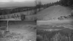 Sdružený snímek okolí chaty Myslivna