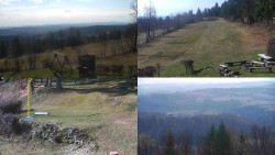 Sdružený snímek okolí chaty Myslivna