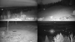 Sdružený snímek okolí chaty Myslivna