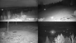 Sdružený snímek okolí chaty Myslivna