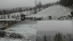 Sdružený snímek okolí chaty Myslivna