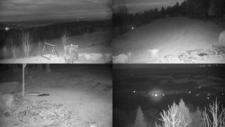 Sdružený snímek okolí chaty Myslivna