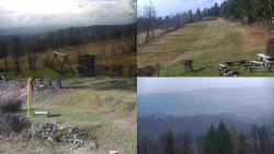 Sdružený snímek okolí chaty Myslivna