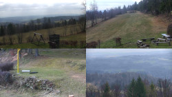 Sdružený snímek okolí chaty Myslivna