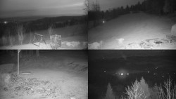 Sdružený snímek okolí chaty Myslivna