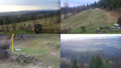 Sdružený snímek okolí chaty Myslivna