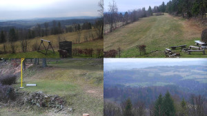 Chata Myslivna SKP Olomouc - Sdružený snímek okolí chaty Myslivna - 2.4.2026 v 10:00 Chata Myslivna SKP Olomouc - Sdružený snímek okolí chaty Myslivna - 2.4.2026 v 10:00