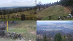 Chata Myslivna SKP Olomouc - Sdružený snímek okolí chaty Myslivna - 2.4.2026 v 14:01 Chata Myslivna SKP Olomouc - Sdružený snímek okolí chaty Myslivna - 2.4.2026 v 14:01