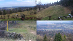 Chata Myslivna SKP Olomouc - Sdružený snímek okolí chaty Myslivna - 2.4.2026 v 15:01 Chata Myslivna SKP Olomouc - Sdružený snímek okolí chaty Myslivna - 2.4.2026 v 15:01