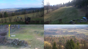 Chata Myslivna SKP Olomouc - Sdružený snímek okolí chaty Myslivna - 2.4.2026 v 16:01 Chata Myslivna SKP Olomouc - Sdružený snímek okolí chaty Myslivna - 2.4.2026 v 16:01