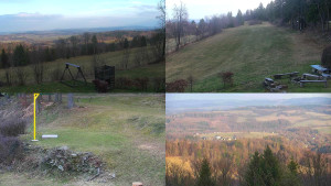 Chata Myslivna SKP Olomouc - Sdružený snímek okolí chaty Myslivna - 2.4.2026 v 18:31 Chata Myslivna SKP Olomouc - Sdružený snímek okolí chaty Myslivna - 2.4.2026 v 18:31