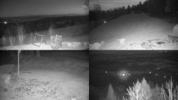 Sdružený snímek okolí chaty Myslivna