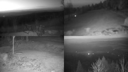 Sdružený snímek okolí chaty Myslivna