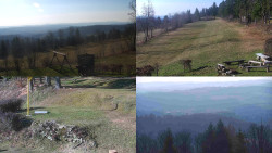 Sdružený snímek okolí chaty Myslivna