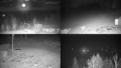 Sdružený snímek okolí chaty Myslivna