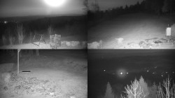 Sdružený snímek okolí chaty Myslivna