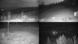 Sdružený snímek okolí chaty Myslivna