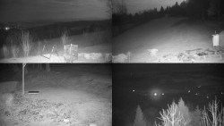 Sdružený snímek okolí chaty Myslivna