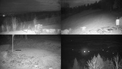 Sdružený snímek okolí chaty Myslivna