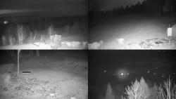 Sdružený snímek okolí chaty Myslivna