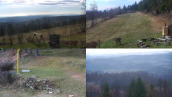 Sdružený snímek okolí chaty Myslivna