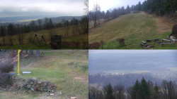 Sdružený snímek okolí chaty Myslivna