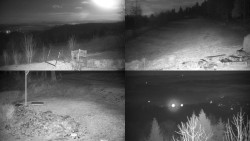 Sdružený snímek okolí chaty Myslivna