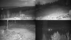 Sdružený snímek okolí chaty Myslivna