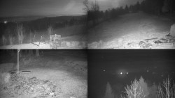 Sdružený snímek okolí chaty Myslivna