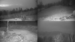 Sdružený snímek okolí chaty Myslivna