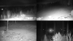 Sdružený snímek okolí chaty Myslivna