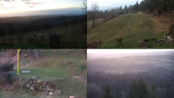 Sdružený snímek okolí chaty Myslivna