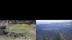 Sdružený snímek okolí chaty Myslivna