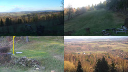 Sdružený snímek okolí chaty Myslivna