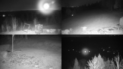 Sdružený snímek okolí chaty Myslivna