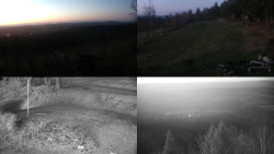 Sdružený snímek okolí chaty Myslivna