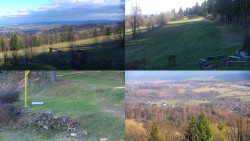 Sdružený snímek okolí chaty Myslivna