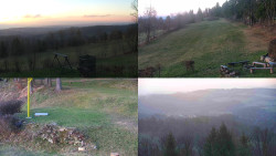 Sdružený snímek okolí chaty Myslivna