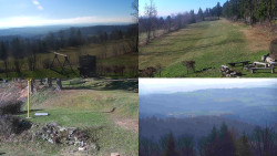 Sdružený snímek okolí chaty Myslivna