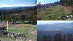 Sdružený snímek okolí chaty Myslivna