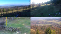 Sdružený snímek okolí chaty Myslivna