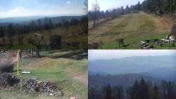 Sdružený snímek okolí chaty Myslivna